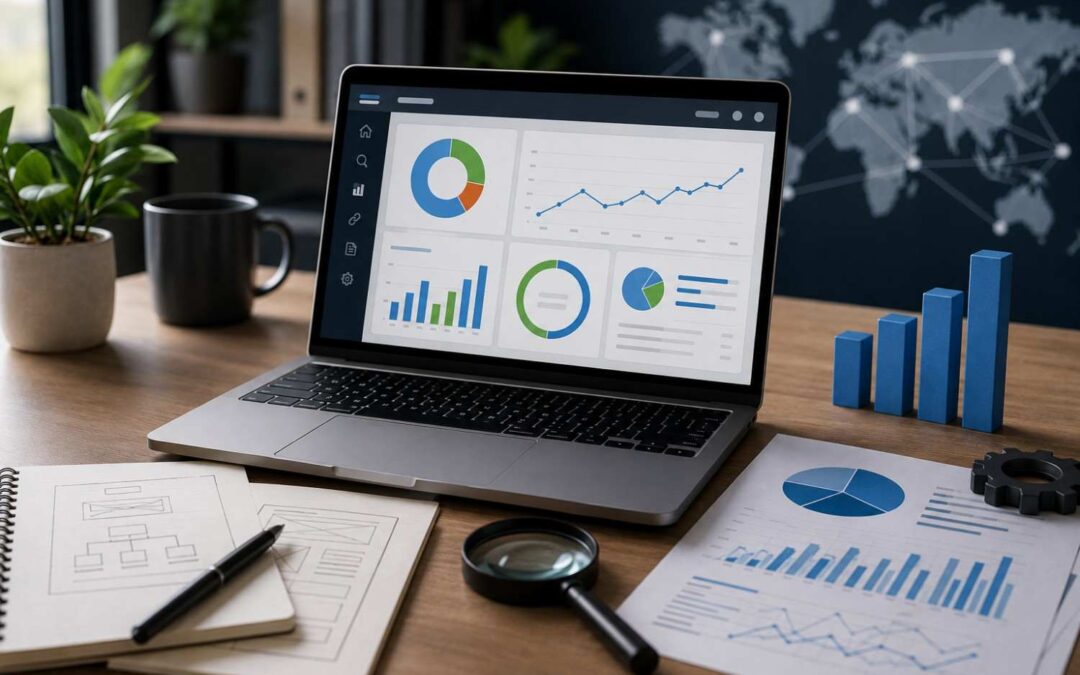 SEO audit workspace showing website analytics, crawl analysis, performance metrics, and site structure.